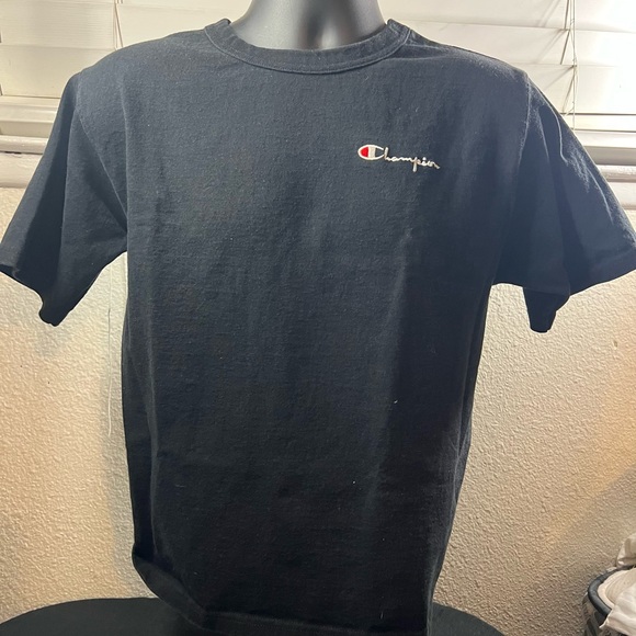 Champion Other - Champion Men's Black Tee with Logo